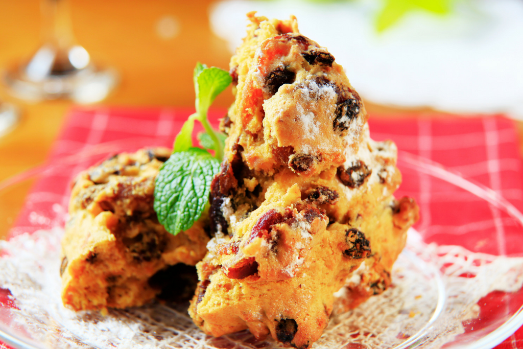 Holiday Fig Fruitcake Cookies