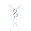 Yana 2 Infinity Hearts Pendant Necklace, Sisters Necklaces, Gifts for Sister Quotes Greeting Card