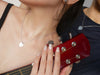 Marlowe Guitar Pick Matching Pendant Necklace