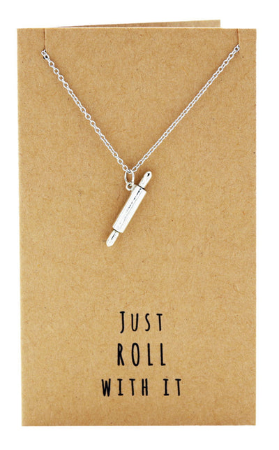 Jamie Chef Jewelry with Rolling Pin Pendant