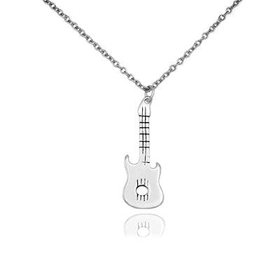 Carly Music Electric Guitar Necklace, Personalized Gifts for Music Lovers