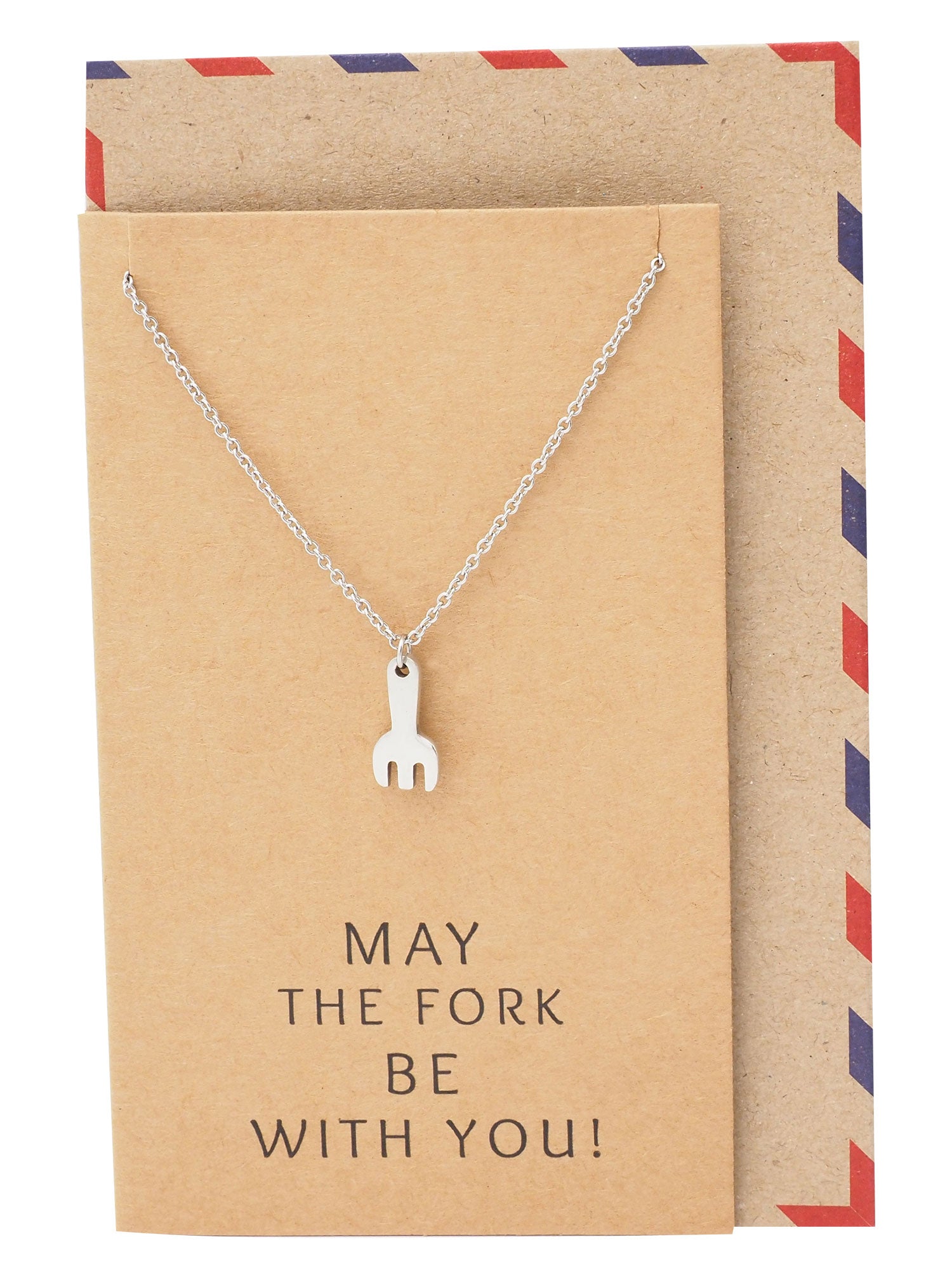Mariele Fork Charm Necklace