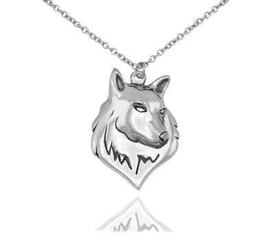 Malen Wolf Necklace for Men and Women, Inspirational Jewelry