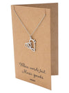 Vivienne Treble Heart Pendant Necklace Gifts for Music Lovers