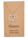 Roselyn Sisters Forever Necklace