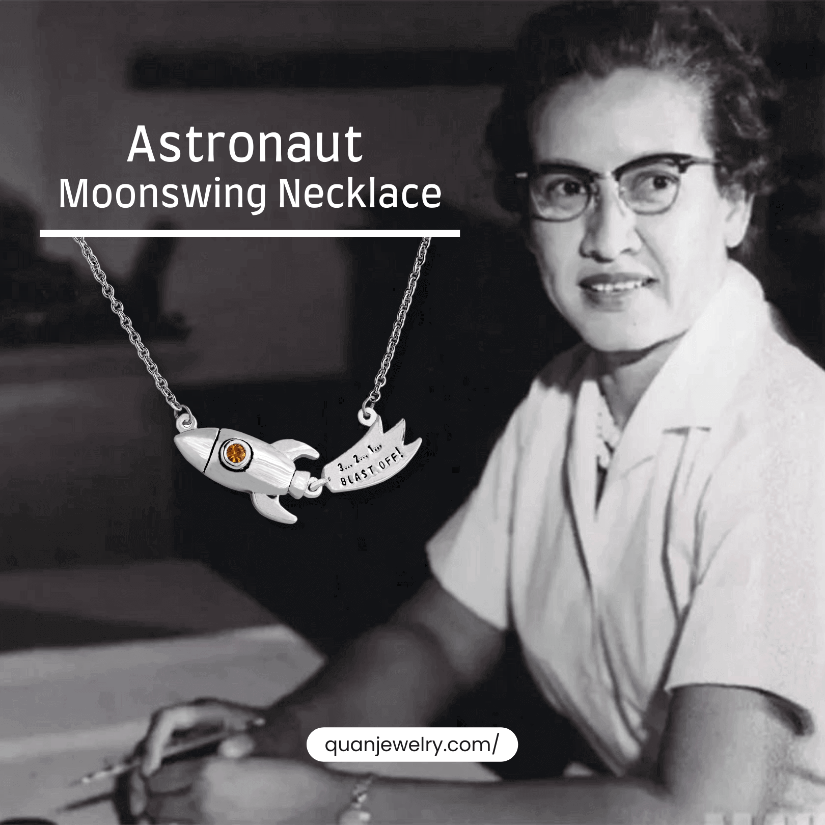 astronaut necklace