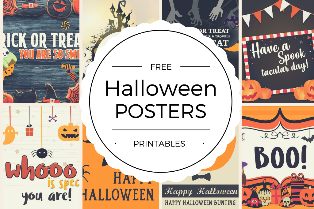 Free Halloween Mini Posters Printables