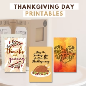 THANKSGIVING DAY PRINTABLES