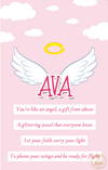 Baby and Kids Name Poems Printables - Ava