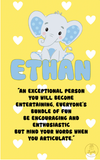 Baby and Kids Name Poems Printables - Ethan