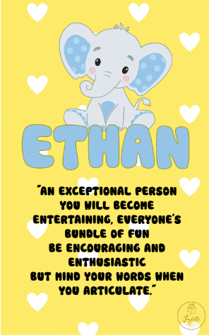 Baby and Kids Name Poems Printables - Ethan