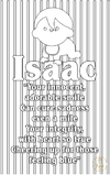 Baby and Kids Name Poems Printables - Isaac