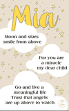 Baby and Kids Name Poems Printables - Mia