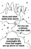 Baby and Kids Name Poems Printables - Mia