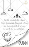 Baby and Kids Name Poems Printables - Quinn