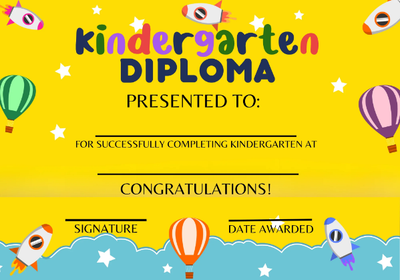 Free Printable Kindergarten Diplomas