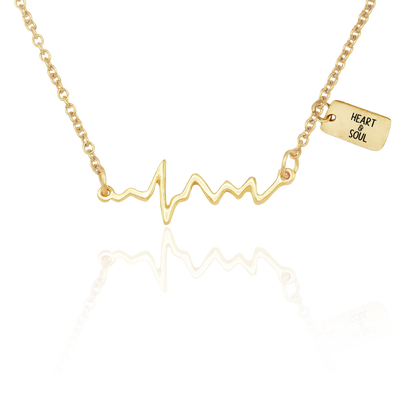 Macaria Electrocardiogram Heartbeat Necklace, Nurse Gifts
