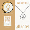 Aine Sterling Silver Mood Dragon Necklace for Women - Stylish Amulet with Gift Ready Packaging - 16-inch with 2-inch Extender - Meaningful Cool Necklaces
