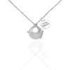 Catalina Tennis Ball Cremation Ash Holder Pendant Necklace, 100% Handmade - Silver Tone