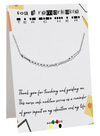 QUINNLYN & CO. Teacher Morse Code Pendant Necklace, Secret Message Charm, Teachers and Mentors Appreciation Gift