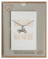 Quinnlyn & Co. Motorcycle Pendant Necklace for Women, Motivational Gifts Graduation Jewelry with Greeting Card, Silver Tone