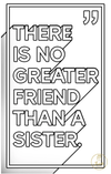 Sisters Day Greeting Card 04