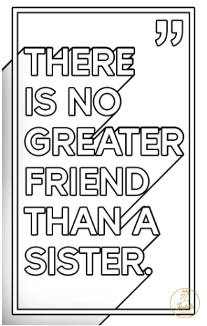 Sisters Day Greeting Card 04