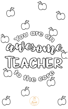 Teacher Appreciation Greeting Card 01