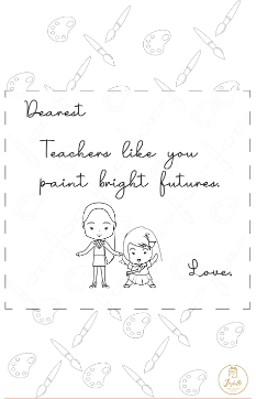 Teacher Appreciation Greeting Card 06