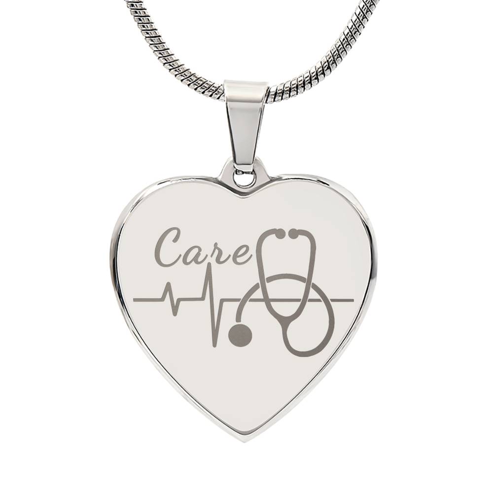 Quan Jewelry Livia -- A Nurse's Heart Necklace of Healing and Care