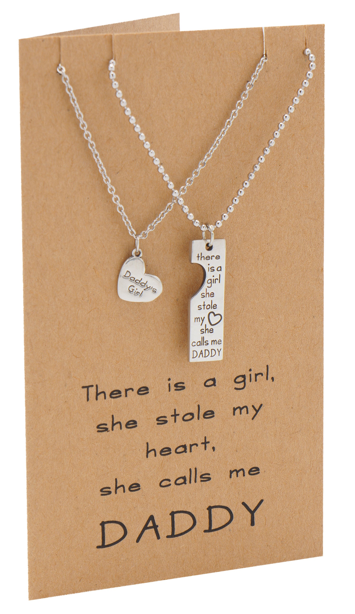 Family Necklace, Father-2 Daughters-Mother, made of 925 sterling silver /  18k rose gold finish | Charming Pendants