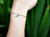 Khajee Leaf Silver Charm Bracelet