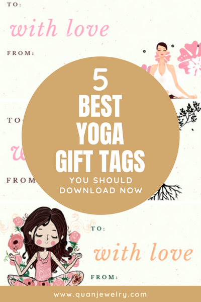 Free Yoga Gift Tags Printables