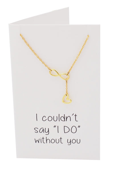 Thank you for being my Bridesmaid Necklace- perfect gift for your maids!
