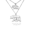 Bryony Mama and Baby Bear Pendants 2 sets of Necklace, Mother and Daughter Jewelry
