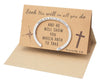 Noemi Bible Verse Engraved Flat Cuff Bracelet