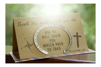 Religious Jewelry with Inspirational Quote