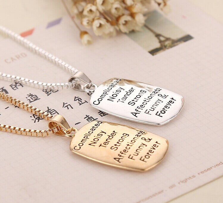  Women's Personalized Fashion Necklaces V Letter