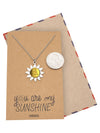 Finley You are My Only Sunshine Necklace for Women, Best Friend Gifts and Greeting Card