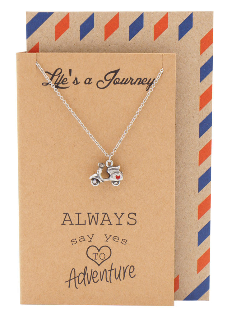Pia It's a Journey Necklace with Scooter Charm