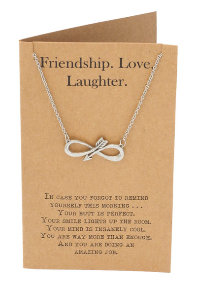 Personalised Friendship Necklace Gift - Hand Stamped Heart Birthstone  Pendant & Quote Jewellery - Gifts That Matter for Her - Birthday Gift