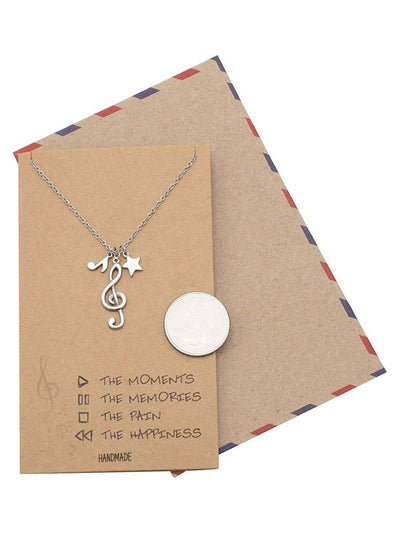 Music Jewelry with Greeting Card