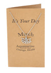 Jennifer Birthday Cards Yoga Lotus Flower March Birthstone Necklace with OM Symbol