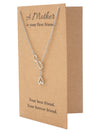 Lorna Infinity Heart Lariat Mothers Necklace