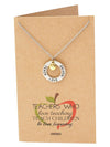 Bryce Teachers Gifts, Teach Love Inspire Necklace and Thank You Card