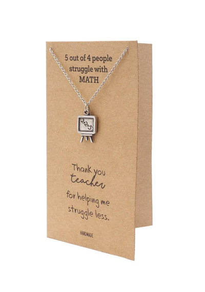 Vashti Math Teacher Gifts, Inspirational Quote on Greeting Card