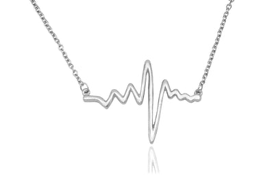 Maya Nurse Gifts, Electrocardiogram Heartbeat Necklace