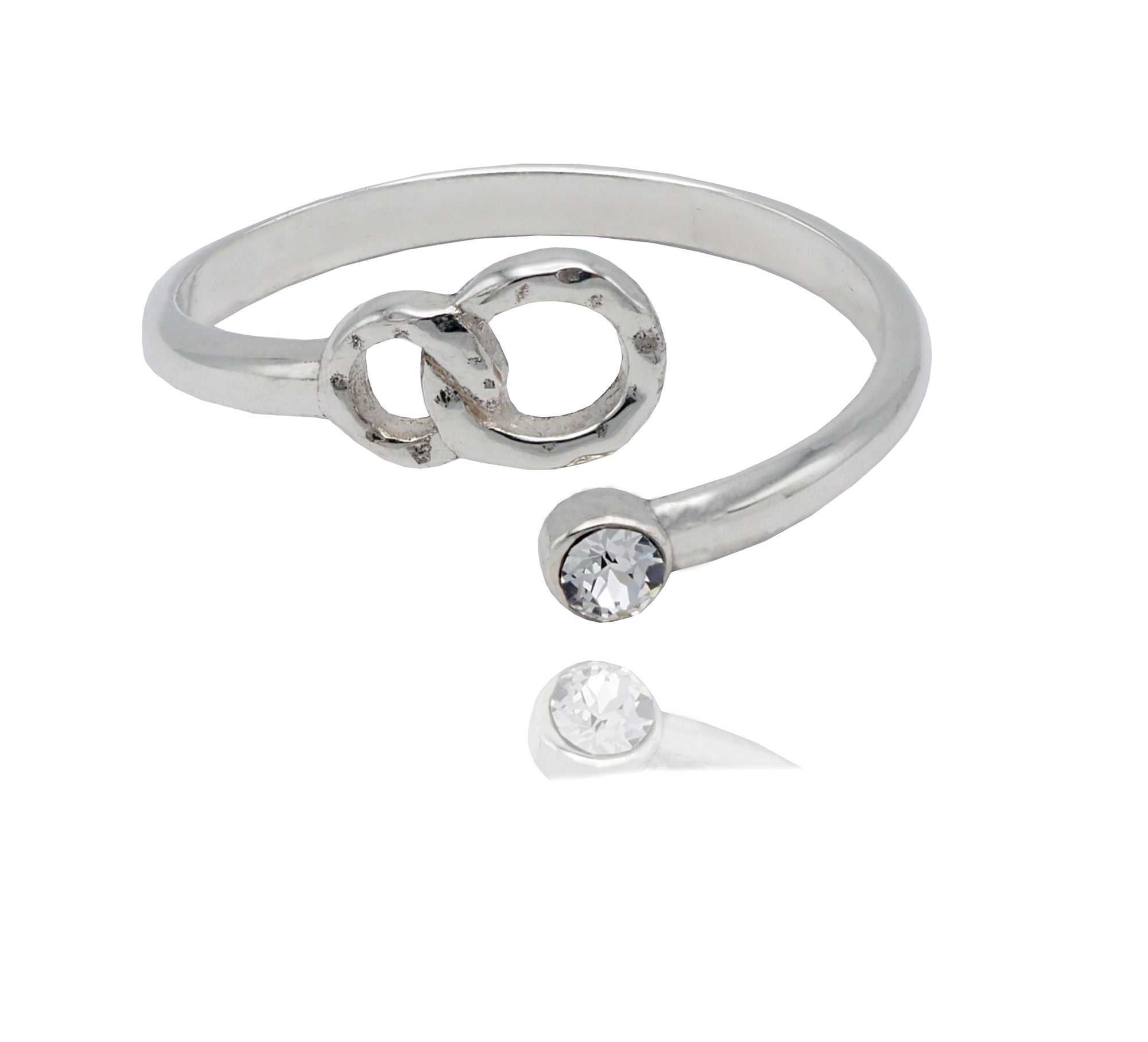 Cross Line Patterned Ring – Kiera NY Jewelry