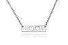 Tilly Heart Bar Necklace Long Distance Relationship Best Friend Gifts Miss You Cards