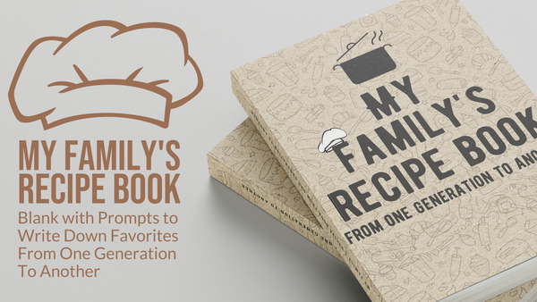 Recipes And Musings: Blank Recipe Book To Write In - Big Empty Two